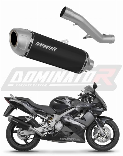 exhaust muffler DOMINATOR S6 BLACK fits to Honda CBR 600 F4i 2001  2006