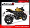 complete exhaust system with muffler DOMINATOR Full System S6 fits to Triumph STREET TRIPLE 765 S / R / RS 2023  2024