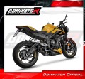kompletny układ wydechowy z tłumikiem DOMINATOR Full System HP8 CZARNY pasujący do motocykla Triumph Street Triple 765 RS 2024 - 2025