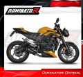 kompletny układ wydechowy z tłumikiem DOMINATOR Full System HP8 CZARNY pasujący do motocykla Triumph Street Triple 765 RS 2024 - 2025 2