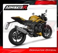 complete exhaust system with muffler DOMINATOR Full System titanium HP6 fits to Triumph Street Triple 765 RS 2024  2025