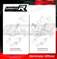 1290 SUPER DUKE R Exhaust Cat Eliminator Catalyst Catalytic Converter Linkpipe Decat Downpipe 2014 - 2016 DOMINATOR 2