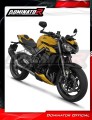 kompletny układ wydechowy z tłumikiem DOMINATOR Full System HP6 CZARNY pasujący do motocykla Triumph Street Triple 765 RS 2024 - 2025 3