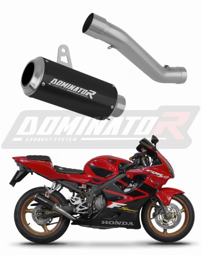 wydech tłumik DOMINATOR GP CZARNY pasujący do motocykla Honda CBR 600 F4i Sport 2001 - 2006