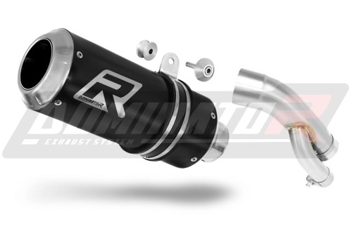 BMW S1000R 2017 2020 Exhaust Muffler Auspuff Sportauspuff Silencer Echappement Silencieux Scarico Scarichi Escape Toba de esapament Avgas Ljuddämpare Wydech Tłumik GP Black Noir Nero Negro Svart Schwarz Dominator x