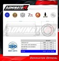 Suzuki GSXR 1300 Hayabusa 2008 2019 Exhaust Muffler Auspuff Sportauspuff Silencer Echappement Silencieux Scarico Scarichi Escape Toba de esapament Avgas Ljuddämpare Wydech Tłumik GP Black Noir Nero Negro Svart Schwarz Negru Dominator 1