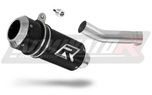 Triumph Street Triple 675 R S RS 2013 2016 Exhaust Muffler Auspuff Sportauspuff Silencer Echappement Silencieux Scarico Scarichi Escape Toba de esapament Avgas Ljuddämpare Wydech Tłumik GP Black Noir Nero Negro Svart Schwarz Negru Dominator x