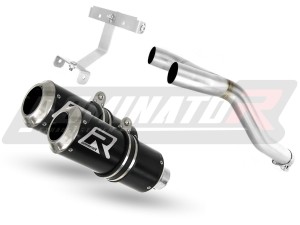 Yamaha FZ6 FAZER 600 S2 2006 - 2010 Toba de esapament GP NEGRU + dB killer
