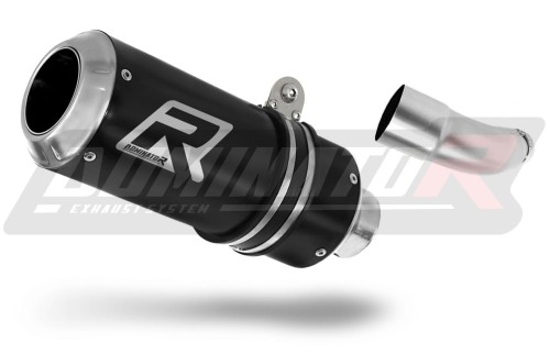 Yamaha MT 03 2017 2019 Exhaust Muffler Auspuff Sportauspuff Silencer Echappement Silencieux Scarico Scarichi Escape Toba de esapament Avgas Ljuddämpare Wydech Tłumik GP Black Noir Nero Negro Svart Schwarz Negru Dominator x