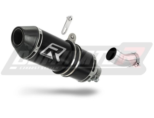 exhaust muffler DOMINATOR HP3 BLACK fits to Aprilia Tuono V4 R APRC Low Level 2011  2014 2