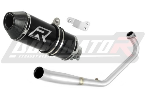 complete exhaust system with muffler DOMINATOR Full System HP3 BLACK fits to Honda CB 125 R 2018  2020 2