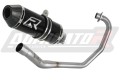 complete exhaust system with muffler DOMINATOR Full System HP3 BLACK fits to Honda CBF 125 2009  2014
