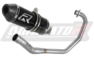 Honda CBF 125 2009 - 2014 Full Exhaust System Collector Silencer HP3 BLACK + dB killer