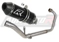 kompletny układ wydechowy z tłumikiem DOMINATOR Full System HP3 CZARNY pasujący do motocykla Honda CBR 125 R 2011 - 2018 2