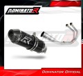 complete exhaust system with muffler DOMINATOR Full System HP3 BLACK fits to Yamaha MT03 2014  2016