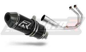 Yamaha MT-03 2014 - 2016 Sistem complet cu colector si toba de esapament HP3 NEGRU + dB killer
