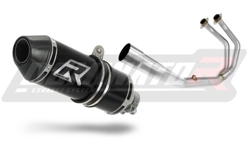 kompletny układ wydechowy z tłumikiem DOMINATOR Full System HP3 CZARNY pasujący do motocykla Yamaha MT-03 2014 - 2016 2