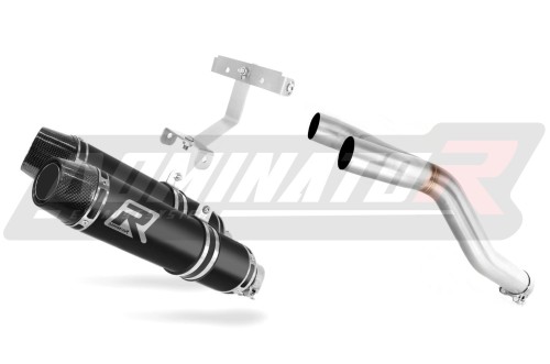 wydech tłumik DOMINATOR HP3 CZARNY pasujący do motocykla Yamaha FZ6 2006 - 2010 3