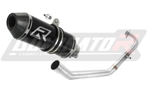 Yamaha YZF R125 2008 - 2013 Sistem complet cu colector si toba de esapament HP3 NEGRU + dB killer