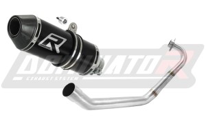 Yamaha YZF R125 2014 - 2018 Full Exhaust System Collector Silencer HP3 BLACK + dB killer