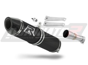 Hyosung GD 250 Exiv Toba de esapament HP2 NEGRU + dB killer