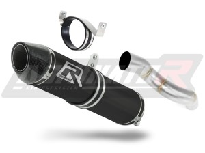 Kawasaki ZX6R 636 2005 - 2006 Toba de esapament HP2 NEGRU + dB killer