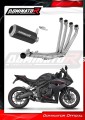 kompletny układ wydechowy z tłumikiem DOMINATOR Full System GP CZARNY pasujący do motocykla Honda CB 650 R / E-Clutch 2024 - 2025 5