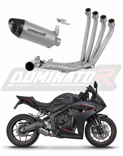 kompletny układ wydechowy z tłumikiem DOMINATOR Full System Tytanowy HP8 pasujący do motocykla Honda CB 650 R / E-Clutch 2024 - 2025 6