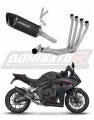 complete exhaust system with muffler DOMINATOR Full System HP6 BLACK fits to Honda CB 650 R / EClutch 2024  2025 6