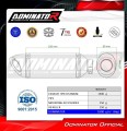 exhaust muffler DOMINATOR titanium HP8 fits to Suzuki GSXS 1000 / 1000 GT / 950 2021  2024 5