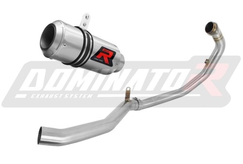 complete exhaust system with muffler DOMINATOR Full System GP fits to Husqvarna Svartpilen 401 2020  2023