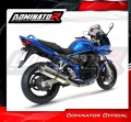 exhaust muffler DOMINATOR homologated road legal OVAL fits to GSF 650 S BANDIT 2005  2006 4