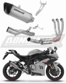 kompletny układ wydechowy z tłumikiem DOMINATOR Full System Tytanowy HP6 pasujący do motocykla CF MOTO 675 SR-R 2024 - 2026