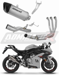 CF MOTO 675 SR-R 2024 - 2026 Sistem complet cu colector si toba de esapament Titan HP6 + dB killer