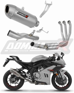 CF MOTO 675 SR-R 2024 - 2026 Sistem complet cu colector si toba de esapament S6 + dB killer