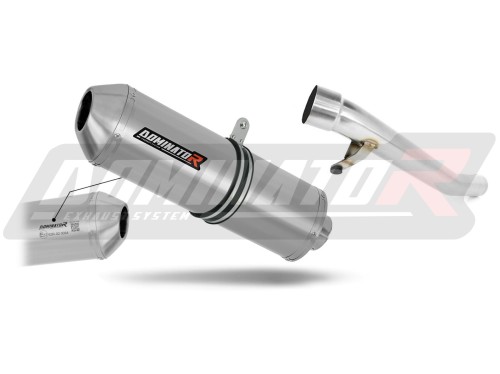 exhaust muffler DOMINATOR homologated road legal OVR fits to SUZUKI GSX 750 INAZUMA 1997  2003 2