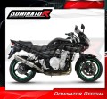 exhaust muffler DOMINATOR homologated road legal ROUND fits to GSF 1250 BANDIT 2007  2016 4