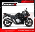exhaust muffler DOMINATOR homologated road legal ROUND fits to Suzuki GSXF 650 2007  2016 5