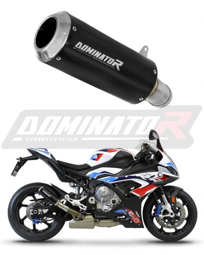 exhaust muffler DOMINATOR GP BLACK fits to BMW S1000RR 2019  2026