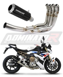 BMW S1000R 2021 - 2026 Sistem complet cu colector si toba de esapament GP NEGRU + dB killer medium