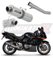 wydech tłumik DOMINATOR Homologowany Okrągły pasujący do motocykla Suzuki GSXF 600 1998 - 2006