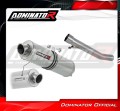 wydech tłumik DOMINATOR Homologowany Okrągły pasujący do motocykla Suzuki GSXF 600 1998 - 2006 3