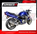exhaust muffler DOMINATOR homologated road legal ROUND fits to GSF 600 BANDIT 2000  2004 4