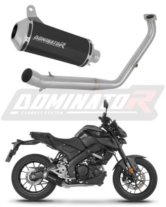 Yamaha MT 125 2021 - 2024 Sistem complet cu colector si toba de esapament OV G2 NEGRU + dB killer