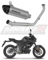 complete exhaust system with muffler DOMINATOR Full System titanium HP8 fits to Yamaha MT 125 2021  2024