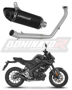 Yamaha MT 125 2021 - 2024 Sistem complet cu colector si toba de esapament HP8 NEGRU + dB killer