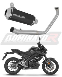 Yamaha MT 125 2020 Sistem complet cu colector si toba de esapament OV G2 NEGRU + dB killer