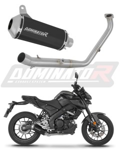 Yamaha MT 125 2024 - 2026 (Euro 5+) Sistem complet cu colector si toba de esapament OV G2 NEGRU + dB killer