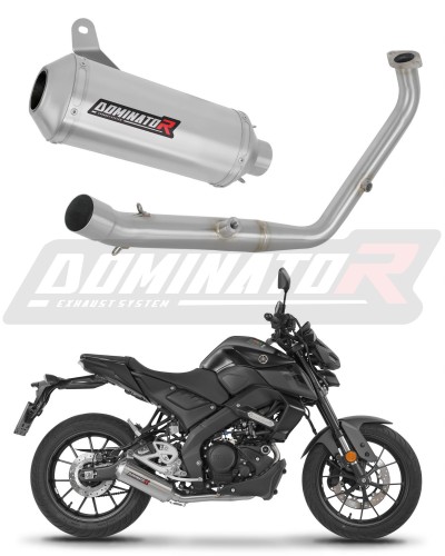 kompletny układ wydechowy z tłumikiem DOMINATOR Full System OV G2 pasujący do motocykla Yamaha MT 125 2024 - 2026