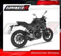 complete exhaust system with muffler DOMINATOR Full System HP8 BLACK fits to Yamaha MT 125 2024  2026 4